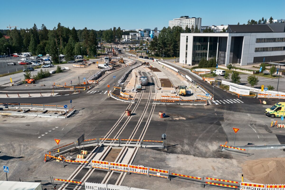 Ilmakuva TAYSin alueesta heinäkuussa 2026